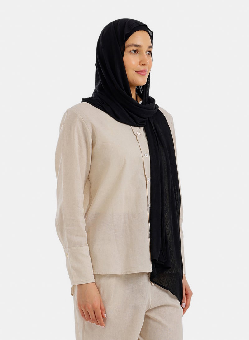 Carina Crinkle Scarf with Bandana - Image 3