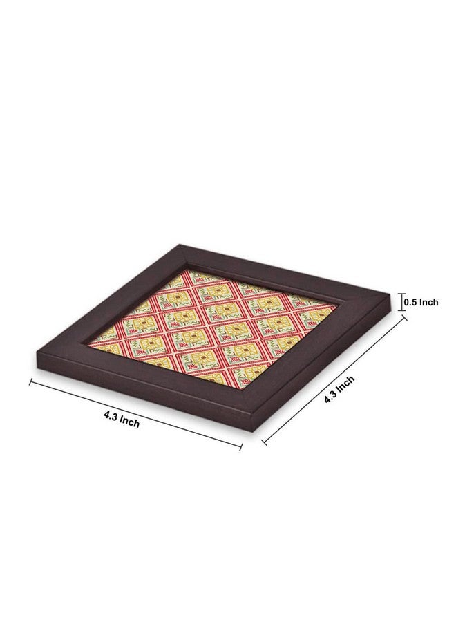 Paper Plane Design Tea Coffee Coaster Set Wooden Decorative Coasters Set. Home and Office Wooden Coasters Design 300 - Image 4