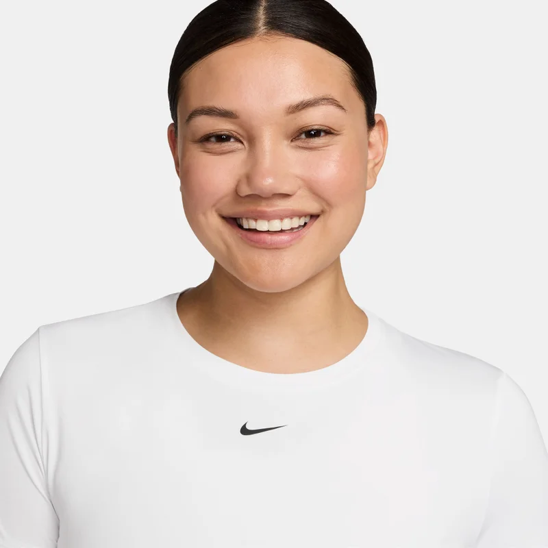 Nike White Women's One Classic Dri-FIT Training T-Shirt for Women | Best Price UAE