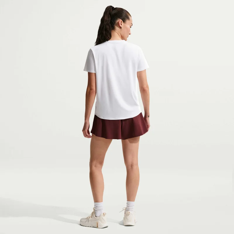 Nike White Women's One Classic Dri-FIT Training T-Shirt for Women | Best Price UAE