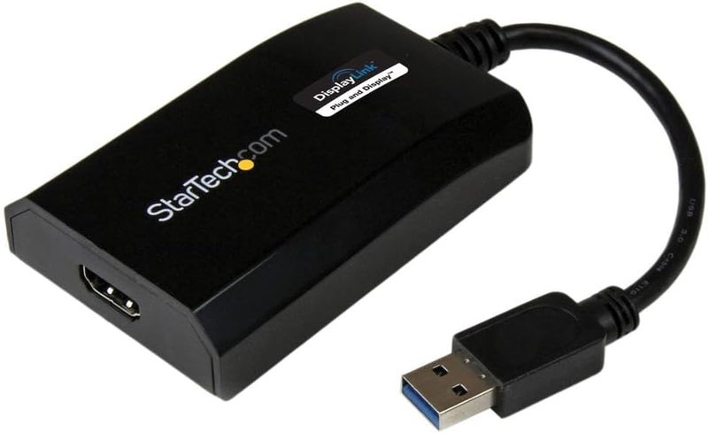 Star Tech .com USB 3.0 to HDMI Adapter - DisplayLink Certified - 1080p (1920x1200) - USB Type-A to HDMI Display Adapter Converter for Monitor - External Video & Graphics Card - Windows/Mac (USB32HDPRO) - Image 1