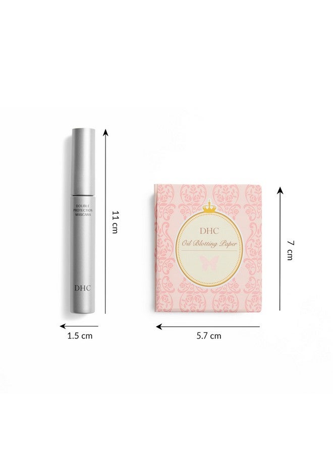 DHC Mascara Perfect Pro Double Protection 0.17 Oz. Net Wt. And Blotting Paper 2 Pack (100 Sheets X 2) - Image 3
