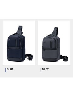 ARCTIC HUNTER XB00678 TMS Chest Waterproof Anti-Theft Crossbody Sling Bag - Blue  - Image 4