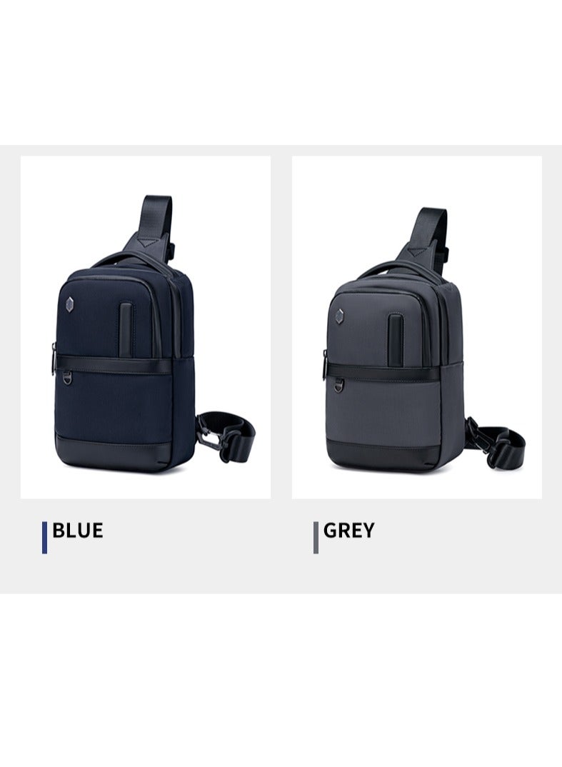 ARCTIC HUNTER XB00678 TMS Chest Waterproof Anti-Theft Crossbody Sling Bag - Blue - Image 4