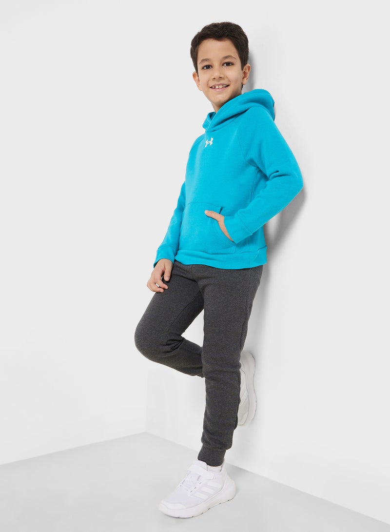 UNDER ARMOUR Boys' Rival Fleece Hoodie - Image 4