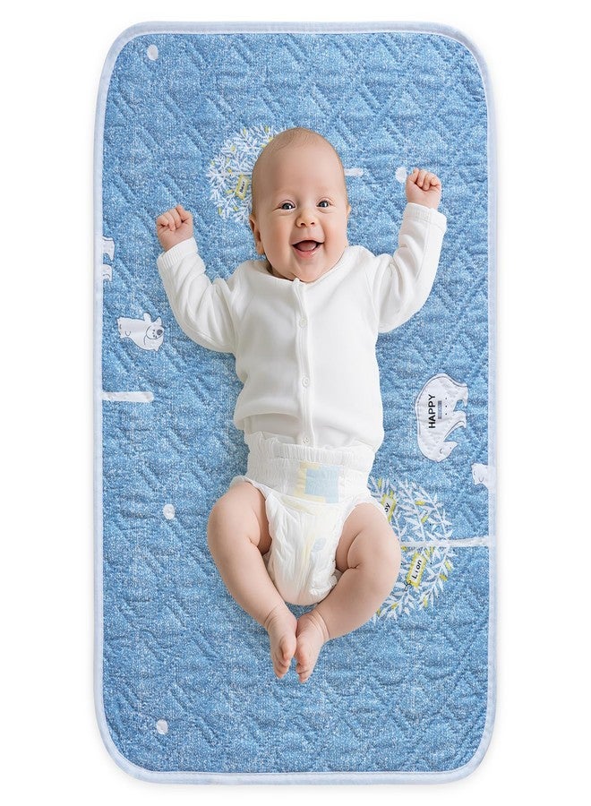 Bnditeu Diaper Changing Pads for Baby, Portable Change Mat, 3Layers Waterproof Change Pad Foldable Absorbent Mats for Women, Reusable Incontinence Underpads for Patient 20''x27.5'' - Image 1