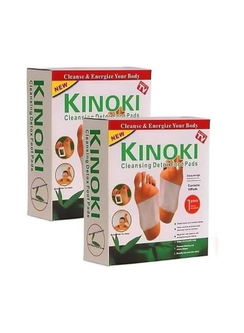 Foot cleansing and detoxifying patches, 20 pieces
