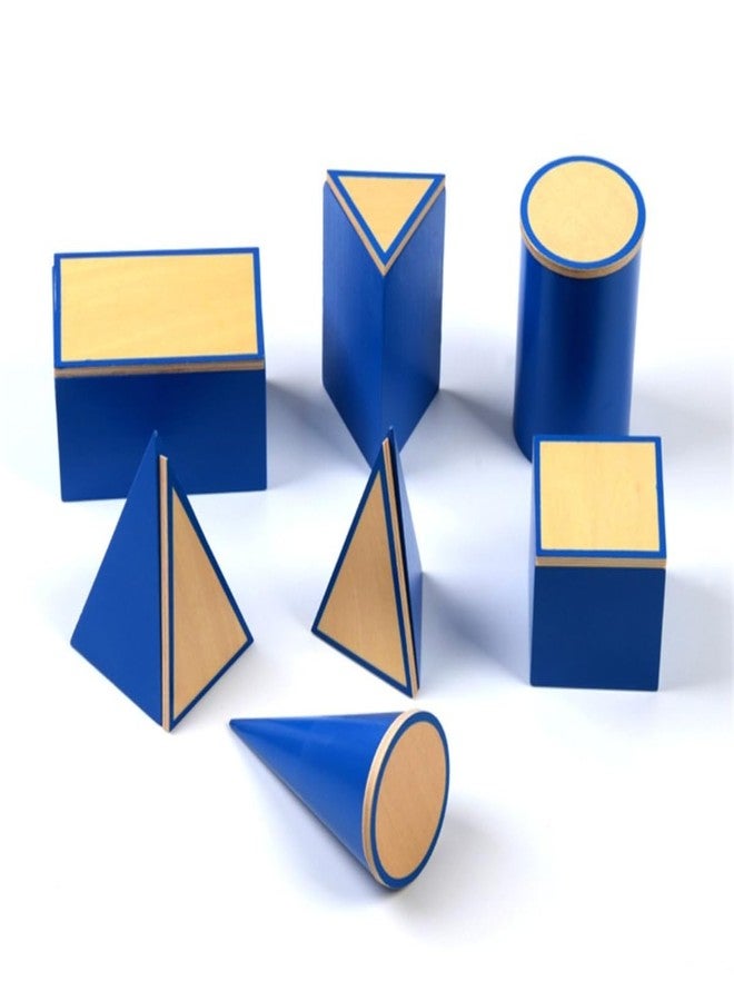 Gudong Baby Toy Montessori Geometric Solids with Stands Bases and Box Early Childhood Education Kids Toys Geometric Shape Cognitive Matching Educational Toy - Image 3