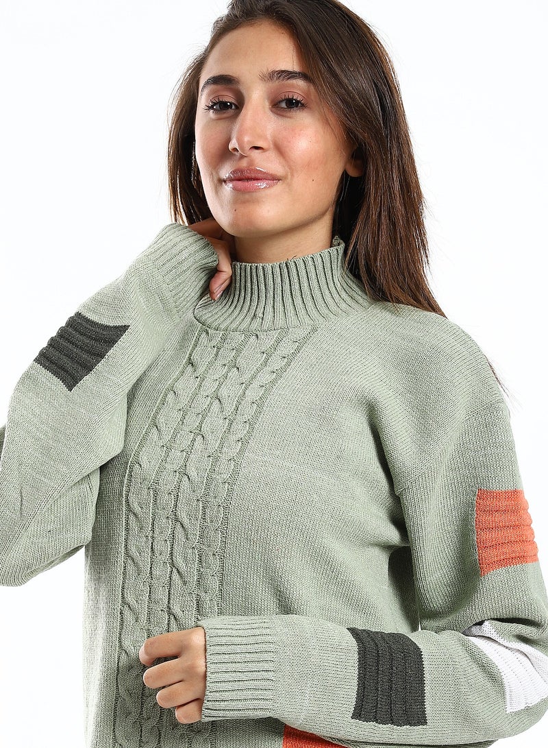 Caesar Wool women Pullover With Multi Design - Image 3