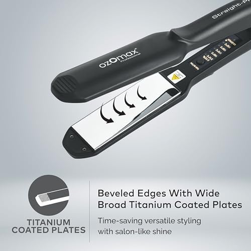 OZOMAX Excel Pro Hair Straightener: The Professional's Secret to Sleek, Smooth, and Straight Hair with Every Use - Image 5