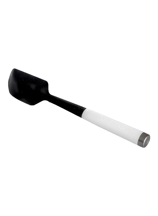 KitchenAid Dishwasher Safe Ergonomic Handle Classic Scraper Spatula Black and White 2.1 x 5.5 x 30 cm KCG031OHWHE - Image 1