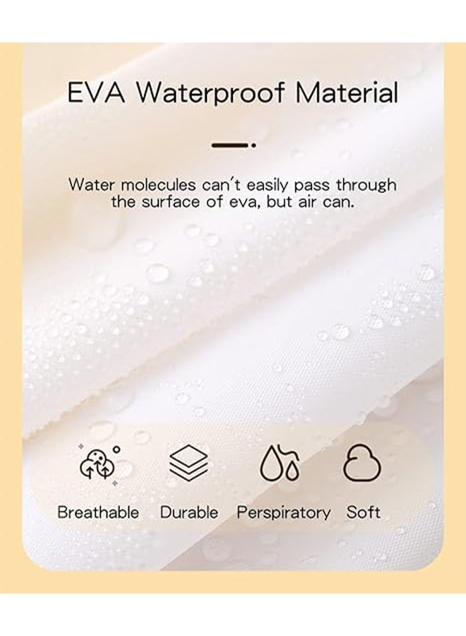 Kids Rain Poncho (2 Pack), Reusable EVA Children Raincoat for 6-13 Girls Boys, Waterproof Long Rain Jackets with Hood, Emergency Gear for Outdoor Camping Hiking Traveling School - Image 3