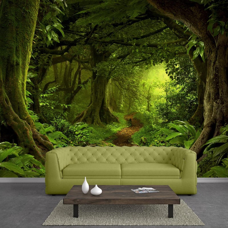 Bormia Fantasy Forest Wall Mural 151x105 Large Photo Wallpaper Landscape Wall Decal for Livingroom Bedroom Paste Not Included - Image 2