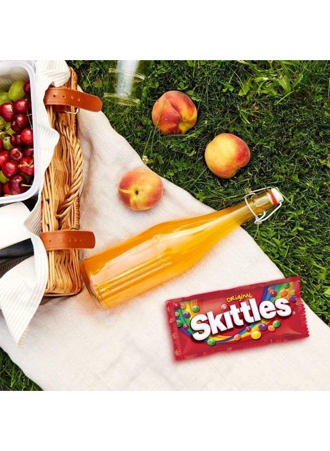 Skittles حلوى سكتلز الأصلية القابلة للمضغ، حجم كامل - 2.17 أونصة، عبوة حلوى بالجملة 36 قطعة - Image 4