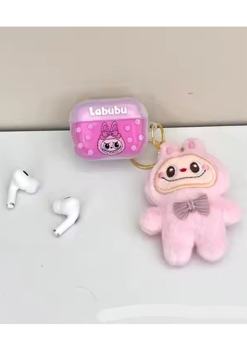 LABUBU New Labubu Wireless Earphones Doll Crying Baby Cartoon Earphones Wireless Earbuds Bluetooth With Keychain Labubu  - Image 1