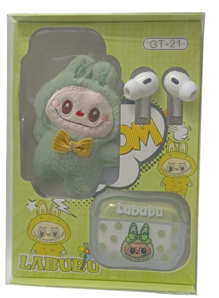 LABUBU New Labubu Wireless Earphones Doll Crying Baby Cartoon Earphones Wireless Earbuds Bluetooth With Keychain Labubu  - Image 3