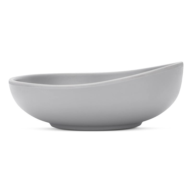 Smart Dinning Melamine Unbreakable Bowl Set of 2 PC - 6 inch Maggi/Snack Coupa Bowls- Matt Grey - Image 5