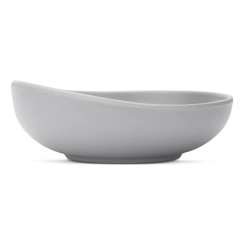 Smart Dinning Melamine Unbreakable Bowl Set of 2 PC - 6 inch Maggi/Snack Coupa Bowls- Matt Grey - Image 3