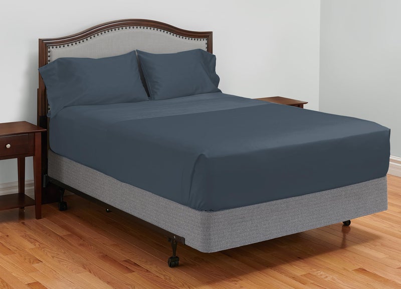 MyPillow MyPillow Percale Bed Sheets  King  Stormy Blue  - Image 2