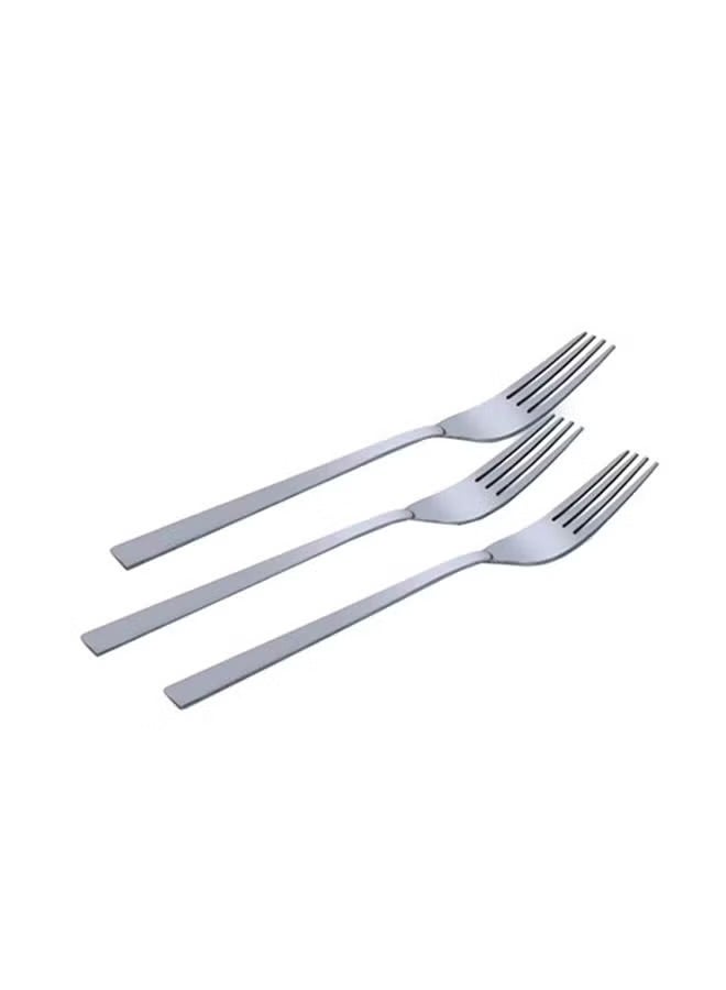 DELCASA 3-Piece Table Fork Silver 