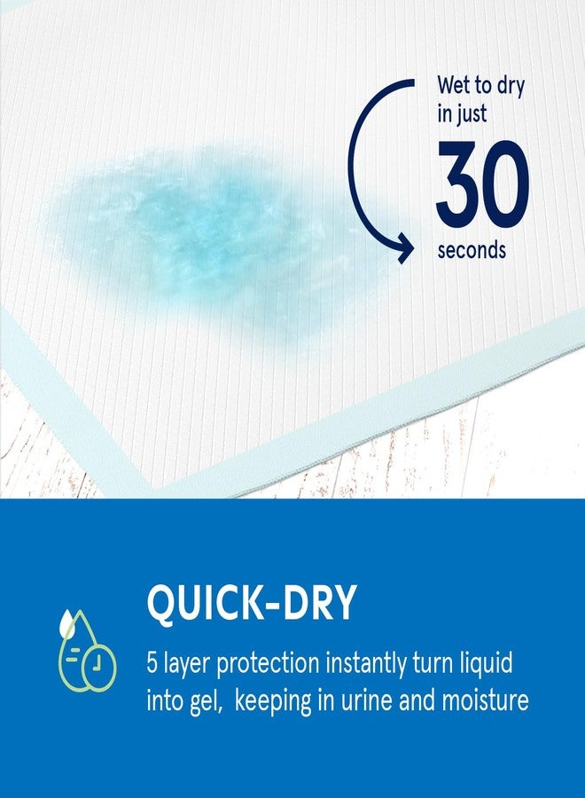 Stack Man Chucks Pads for Incontinence Disposable Underpads [100-Pack] 22”x 22” Puppy Pads Pet Training Pads with Odor Control Large - Image 5