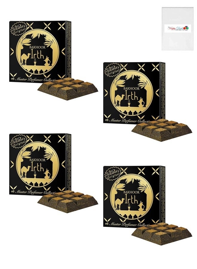 Nabeel 4Pcs Bakhoor Irth Incense 40GMS - Image 1