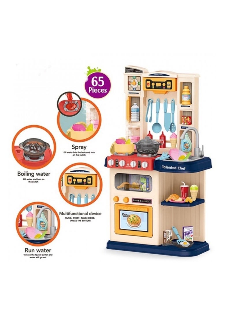 LIMRA Portable Lightweight Compact Unique Authentic Pretend Creative Kitchen Playset - Image 3