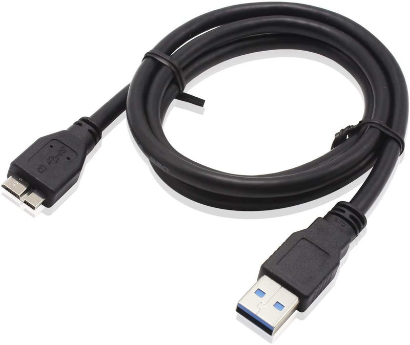 ITD ITANDA USB 3.0 Micro Cable, 3.3FT, Heavy Duty High Speed Hard Drive Cable, USB 3.0 A to Micro B Compatible with Seagate, WD, Toshiba, Westgate, Samsung Galaxy S5, Note 3, Note Pro 12.2 - Image 2