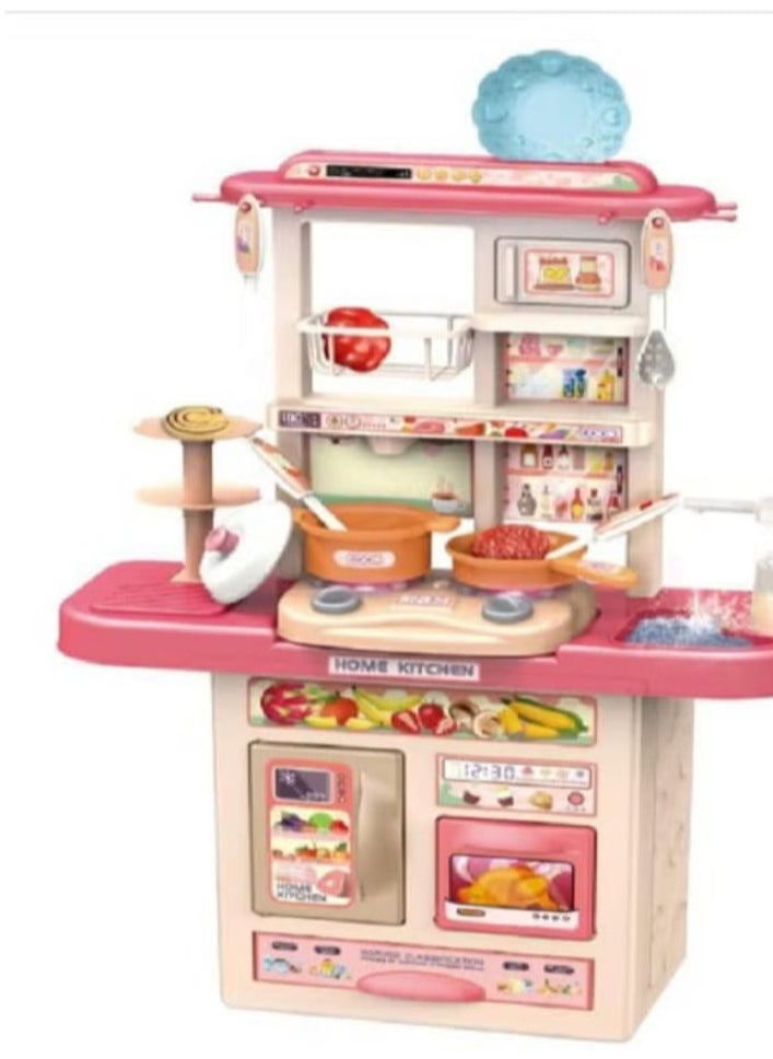 Generic - Dream Kitchen Play Set, Pretend Play for Boys Girls, Kitchen Toys with Realistic Lights and Sounds, Play Sink, Pretend Food for Kids (39 Pieces) - Image 1