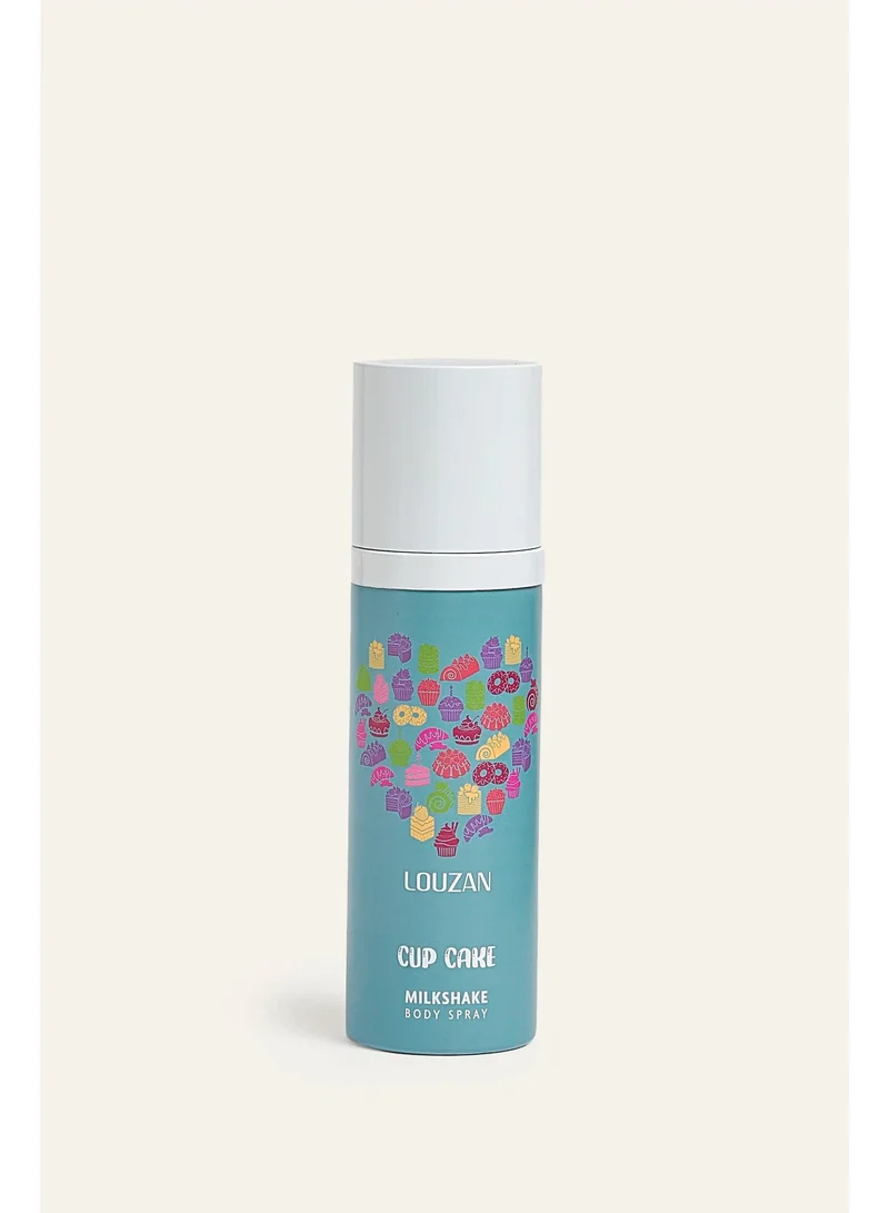 Louzan Louzan Cup Cake Milkshake Body Spray 100ml – Sweet Musk, Orange Blossom & Vanilla Gourmand Fragrance