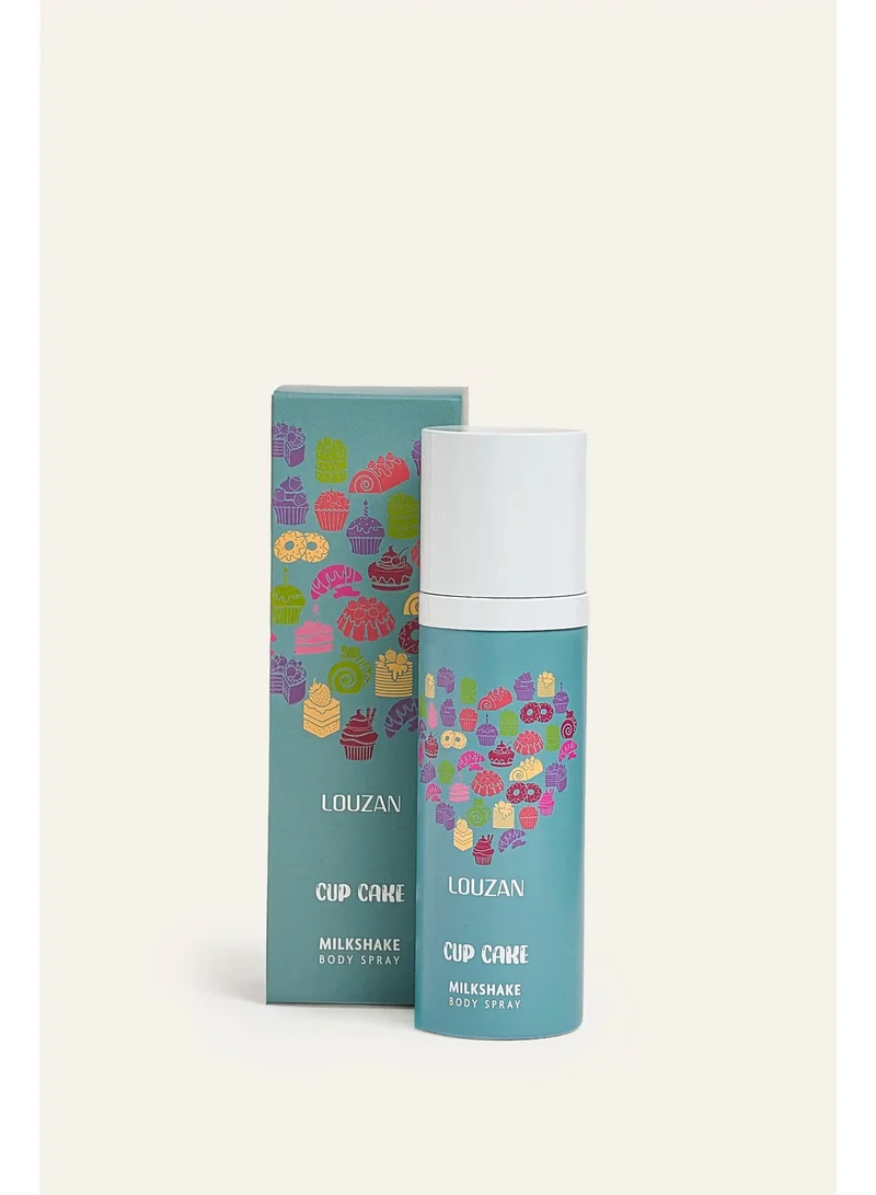 Louzan Louzan Cup Cake Milkshake Body Spray 100ml – Sweet Musk, Orange Blossom & Vanilla Gourmand Fragrance