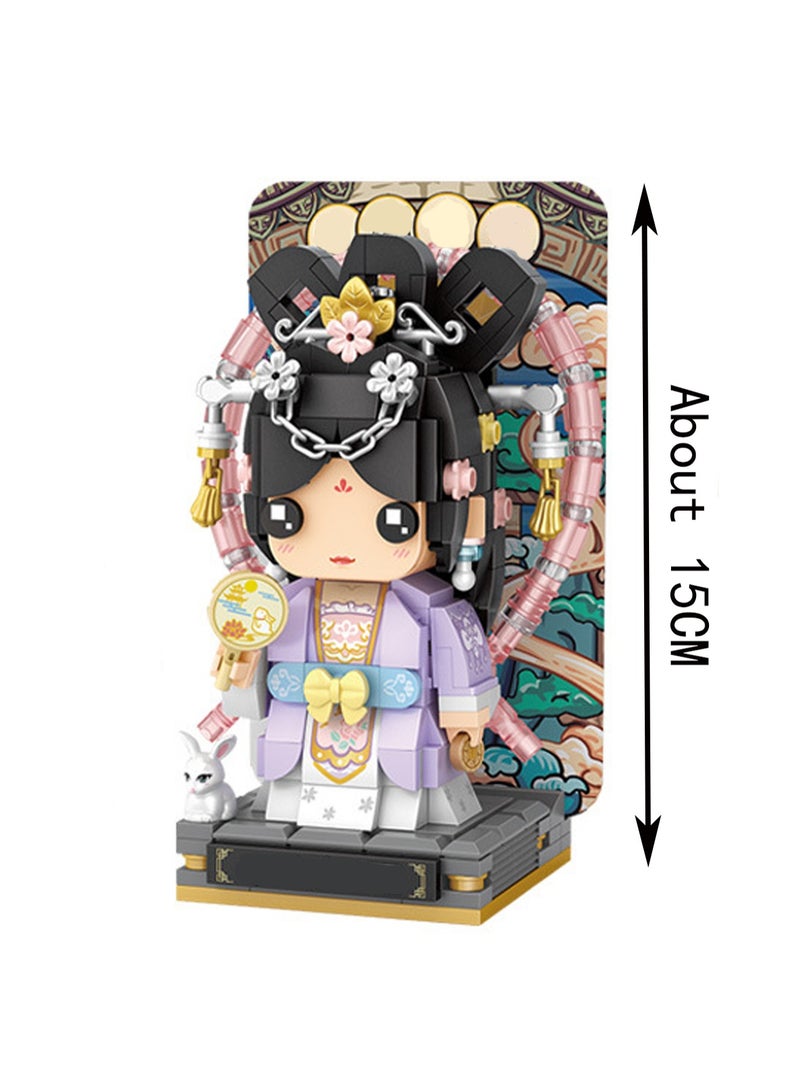 Girls 399pcs Building Block Model Set Creative Diy Simulation Collection Building Assembly Toys Children Adult Home Decoration - Image 2