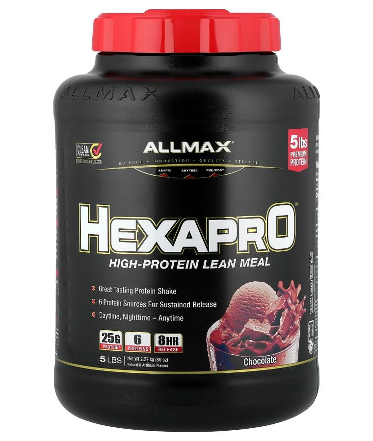 Allmax Hexapro™ High-Protein Lean Meal Chocolate 5 lbs (2.27 kg)