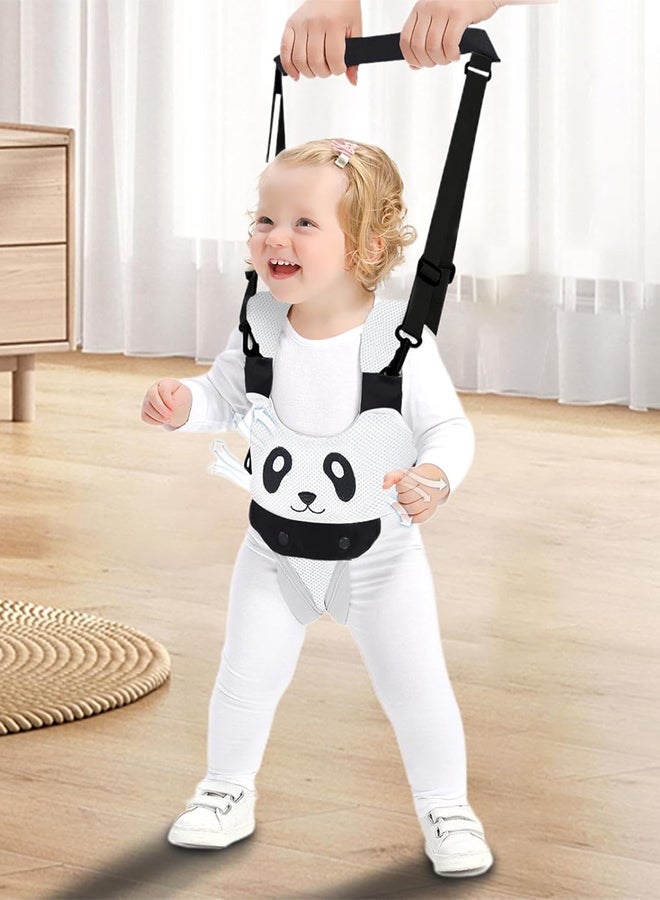 SHABILI Baby Walking Harness Learning to Walk, Polyester Underarm Panda Baby Assistant Strap 3‑Point Velcro Anti Lost Wrist Link, Handheld Walking Harness Child Leashes for Toddlers Infant Walking Assistant - Image 3