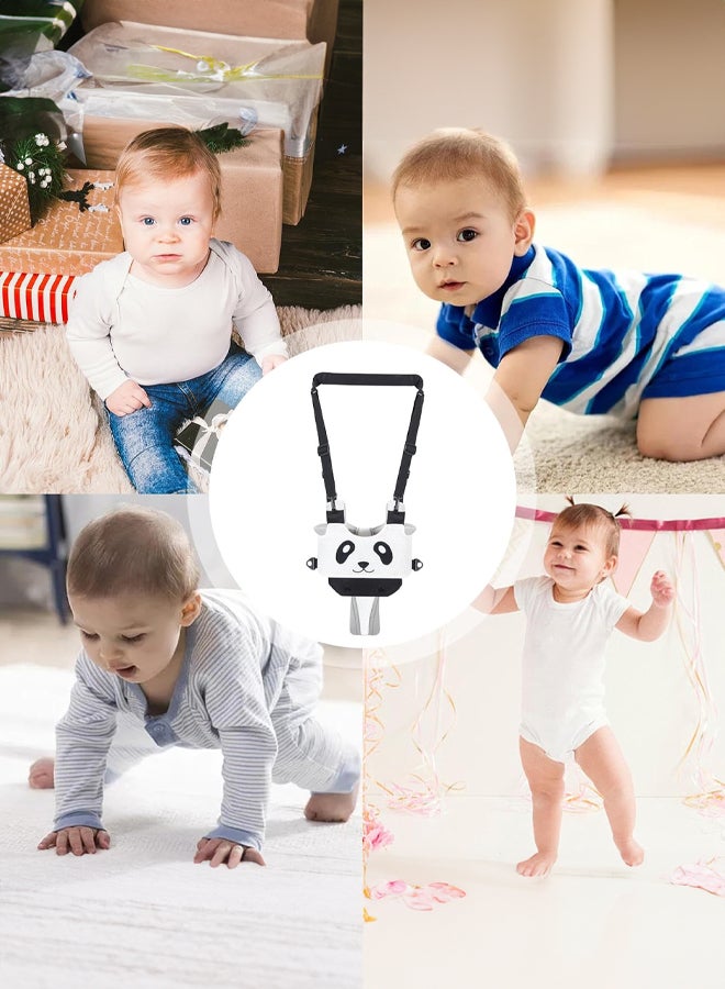 SHABILI Baby Walking Harness Learning to Walk, Polyester Underarm Panda Baby Assistant Strap 3‑Point Velcro Anti Lost Wrist Link, Handheld Walking Harness Child Leashes for Toddlers Infant Walking Assistant - Image 2