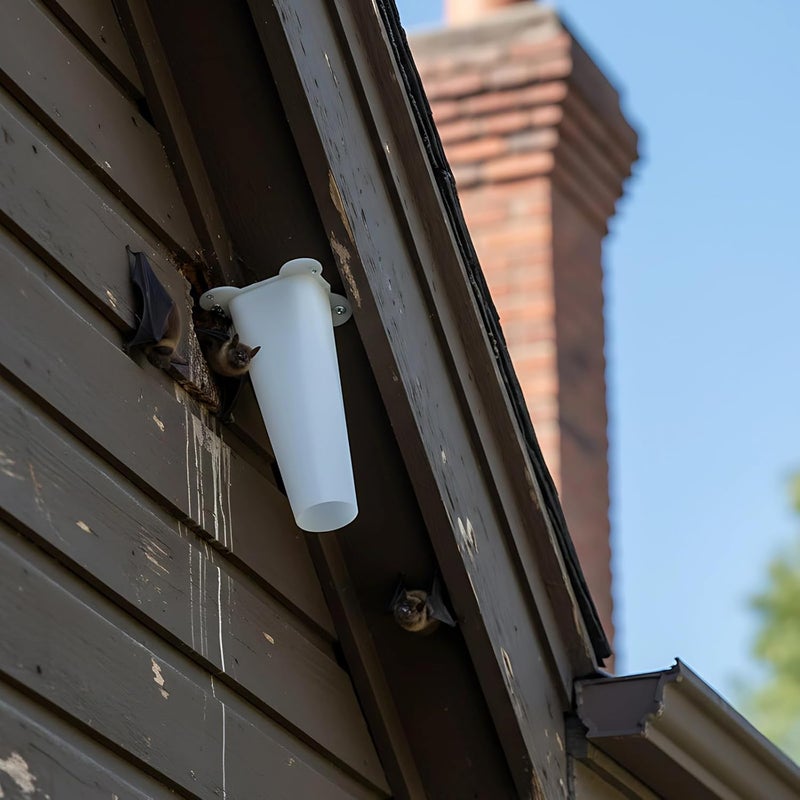 4 Pcs Bat Deterrent 5.9 in / 15 Cm, One-Way Bat Door Excluder, Quiet Cone, Prevent Building Entry - Image 5