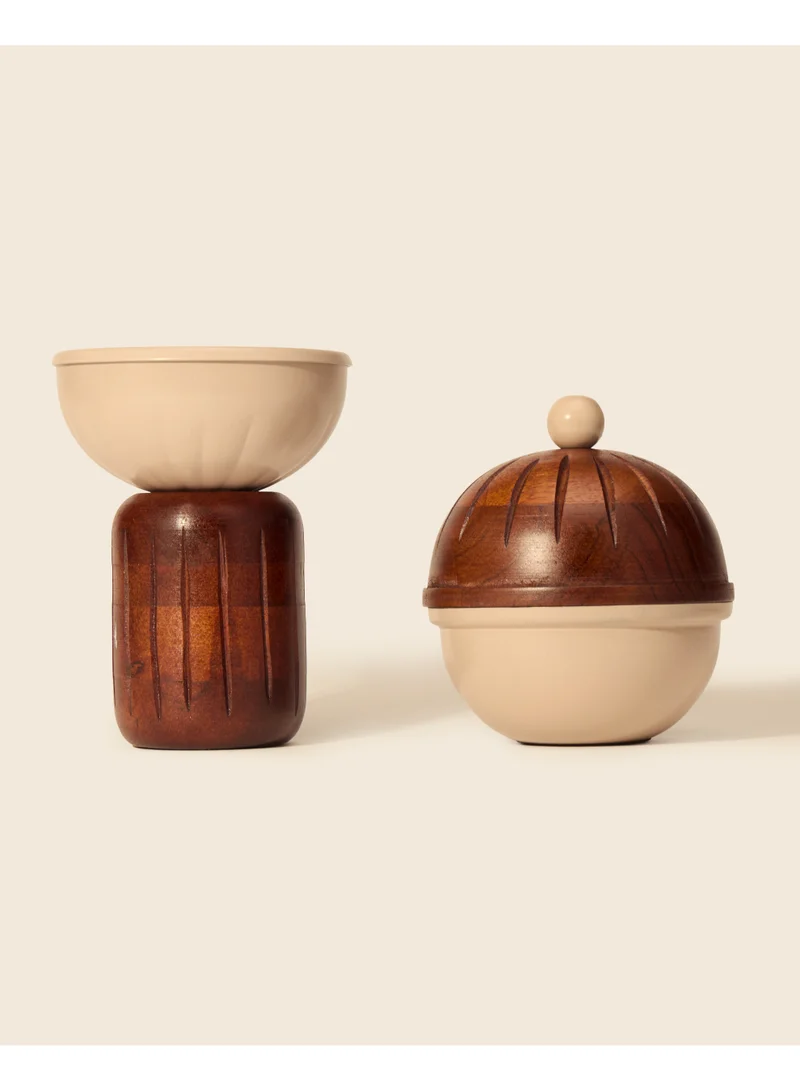 Shama  Premium Mini Incense Burner with Bowl Set | Oud & Bakhoor Burner for Home & Office  | Best Price UAE