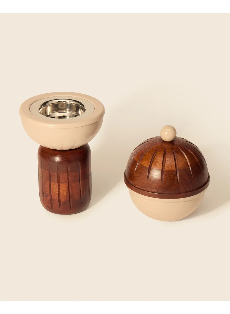 Premium Mini Incense Burner with Bowl Set | Oud & Bakhoor Burner for Home & Office