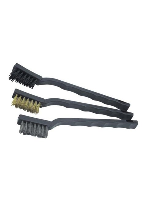 set of 3 brushes for cleaning