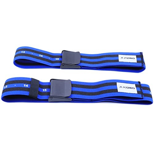 Kobo Blood Flow Restriction Bands for Arms, Legs, Glutes Occlusion Training, Resistance Bands Help Gain Muscle Without Heavy Weight Lifting, Quick-Release (2 Inch Wide) - Image 1