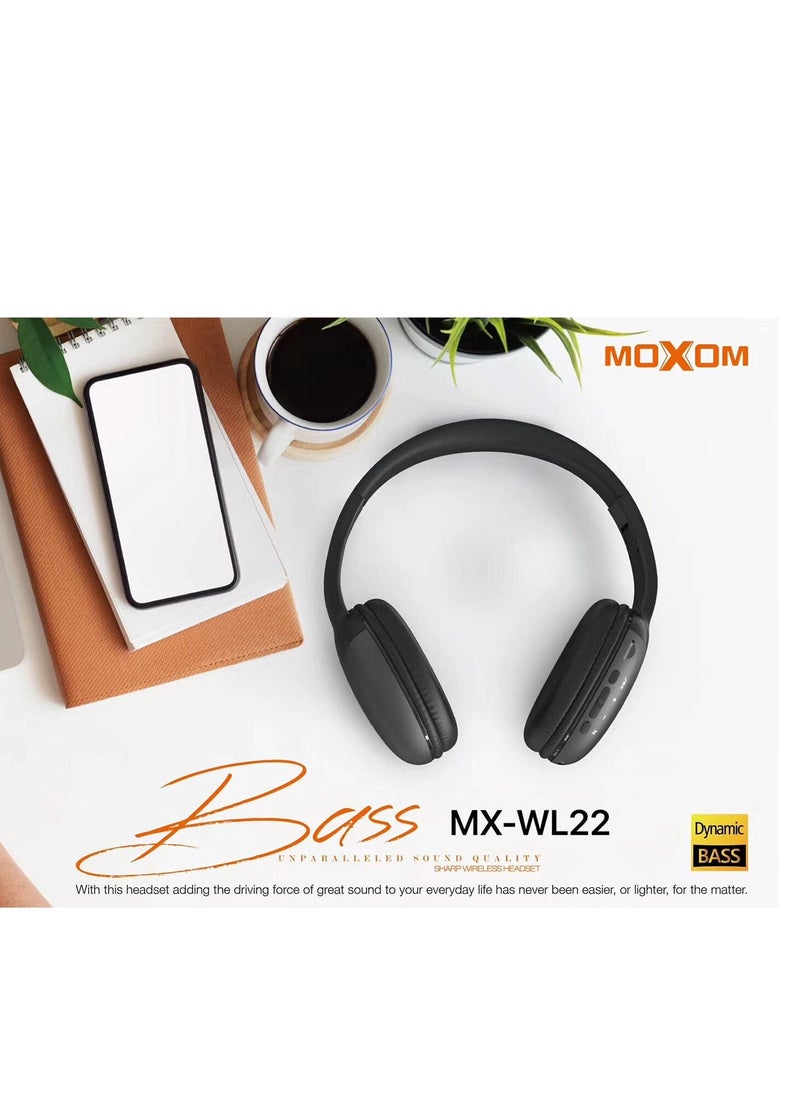 MOXOM Street Rock Over-Ear Bluetooth V5.0 Wireless Headphone  - Image 3