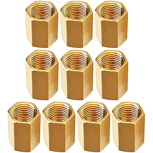 MuHize Brake Line Fitting Kit - 3/16" Tube SAE Braking Unions - 10PC Inverted Flare Assortment (3/8-24 UNF) for Ford GM Chrysler Dodge Car Truck - Image 1