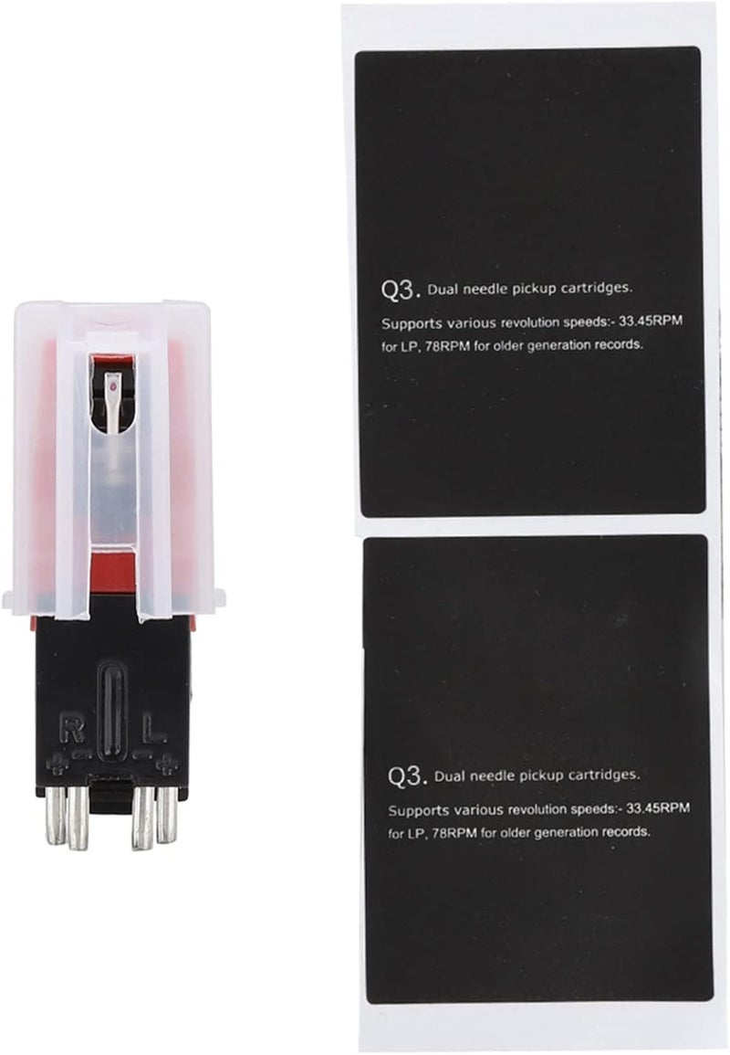 Turntable Replacement Needle, Vinyl Record Player Turntable Cartridge Universal Replacement, Precision Magnetic Head, Pure Sound - Image 4