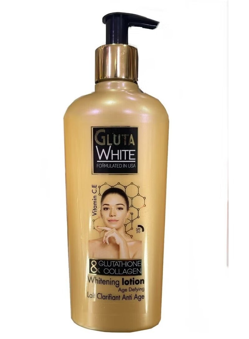 Gluta White Glutathione & Collagen Whitening Body Lotion 500ml - Image 1