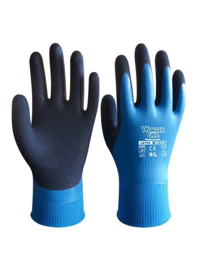 NIBEMINENT Coldproof Gardening Safety Gloves Blue/Grey  - Image 1