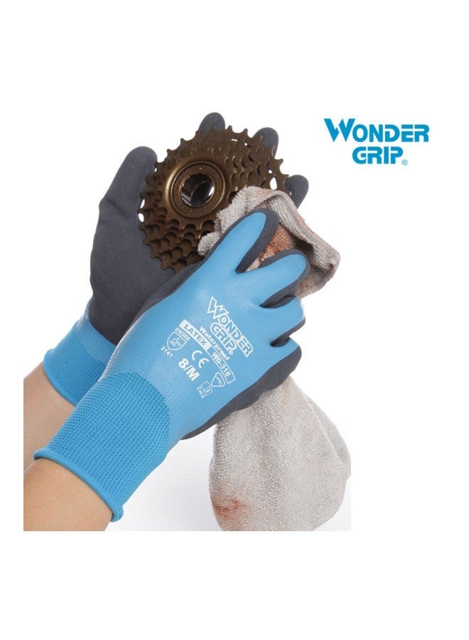 NIBEMINENT Coldproof Gardening Safety Gloves Blue/Grey  - Image 2
