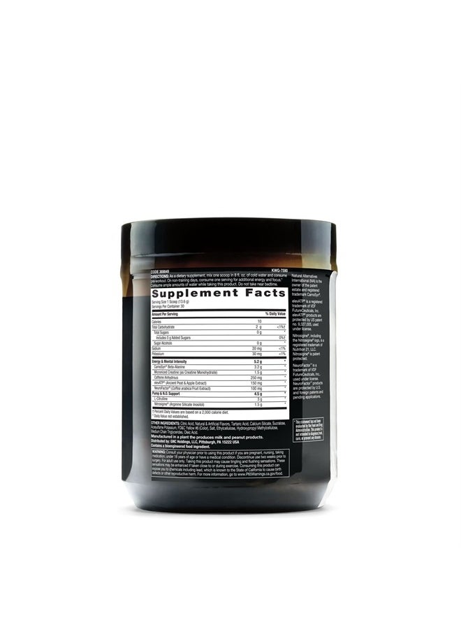 BEYOND RAW LIT | Clinically Dosed Pre-Workout Powder | Contains Caffeine, L-Citrulline, Beta-Alanine, and Nitric Oxide | Orange Mango | 30 Servings  - Image 2
