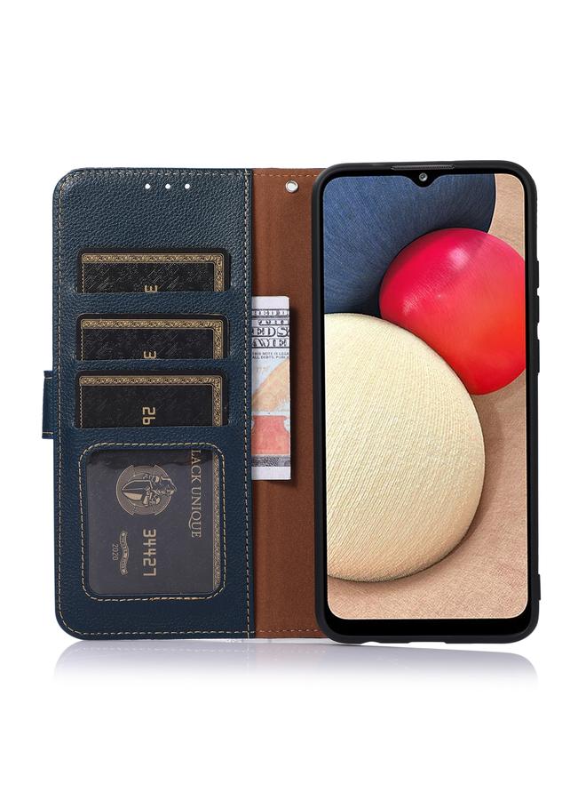 اس-توب جراب لهاتف Samsung Galaxy M23 / F23 5G KHAZNEH جراب هاتف جلدي بملمس الليتشي بتقنية RFID - Image 4