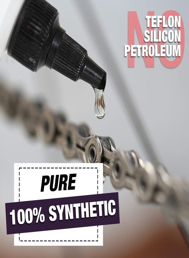 Slip2000 Slip 2000 Bike Chain Lube, Bicycle Chain and Cable Lubricant, Pure Synthetic Oil for All Bikes, Reduces Friction and Wear, Corrosion and Rust Protection, 4 Ounce - Image 5