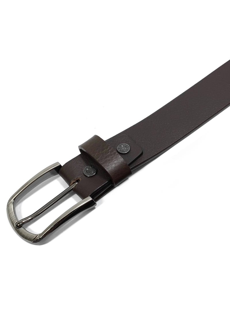 CLASSIC MILANO® Genuine Leather Belt Men in an elegant GIFT BOX; Classic Jean Belt; Belts for men Mens belt Leather; Pin Buckle 35MM